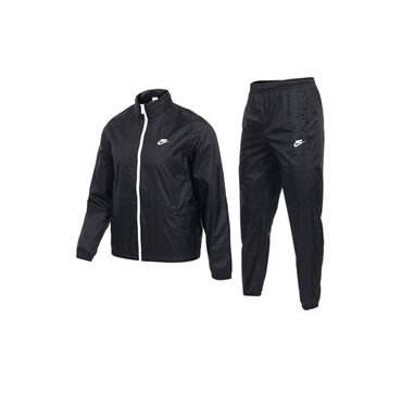 Спортивные костюмы: Мужской спортивный костюм, S (EU 36), M (EU 38), L (EU 40), Nike, Новый, цвет - Черный, Бесплатная доставка