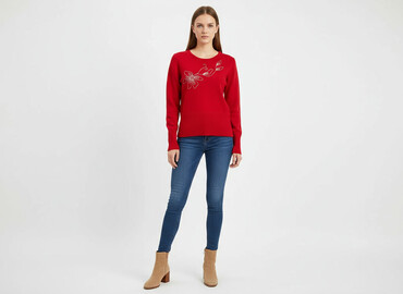 sweter z odkrytymi ramionami zara: Sweter damski, rozmiar S