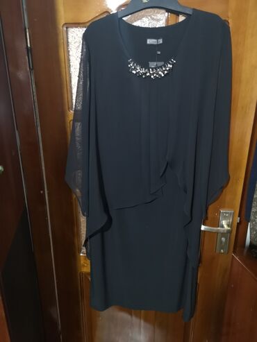 накидка на платье в Кыргызстан | Платья: Женское новое платье, рукава шифон, на спине идёт как накидка из