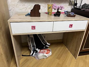 mebel ustu: Uşaq/yazı masası - Material: ağac teksturalı laminat lövhə - Rəng — 1