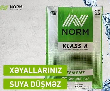 norm 400: Norm 400 marka Sement - 8.50 AZN Çatdırılma pulsuz Norm sement B — 6