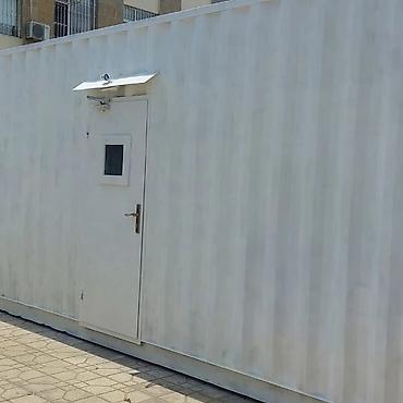 Konteynerlər: 20 futlu konteyner ofis/otaq - Ölçü: təxmini 6 m uzunluq, 2.4 m en — 2
