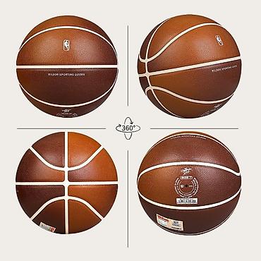 мяч для баскетбола: Баскетбольный мяч Wilson NBA (официальная разметка в стиле NBA) - — 8
