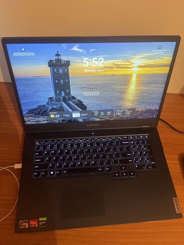 noutbuklar işlənmiş: İşlənmiş Lenovo Legion, 17 ", AMD Ryzen 5, 1 TB