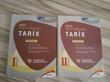 DİM tarix test toplusu 1 və 2-ci hissə, ikisi birlikdə 5 manata