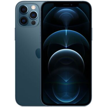 Apple iPhone: IPhone 12 Pro, Б/у, 256 ГБ, Синий, Зарядное устройство, Чехол, 75 %