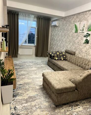 сдается 2 комнатная квартира в джале: 2 бөлмө, 77 кв. м, Элитка, 4 кабат, Евроремонт