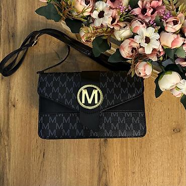 Клатчи: Белая женская сумка-клатч с геометрической стёжкой и декоративной — 6