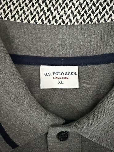 polo koynək: Polo köynək, U.S. Polo Assn, XL, rəng - Boz — 3