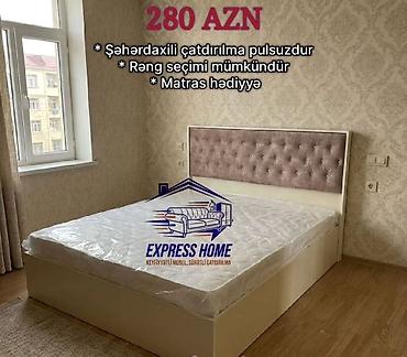 çarpayıların satışı: Məhsul: İki nəfərlik çarpayı (matras daxildir) Xüsusiyyətlər: - — 6