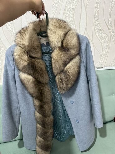 серебро блерик: Пальтолор, Классика, Кыш, Кош борттуу модель, S (EU 36)