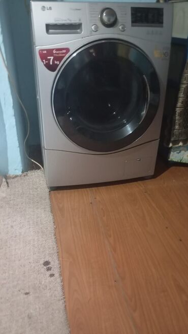 Paltaryuyan maşınlar: Paltaryuyan maşın LG, 7 kq, Avtomat, Qurutmasız, Kredit yoxdur — 1