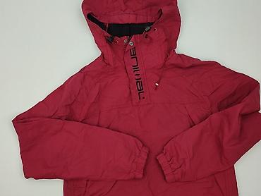 second hamd store: Męska kurtka ANIMAL – anorak z kapturem, bordowa/czerwień. - Krój — 1
