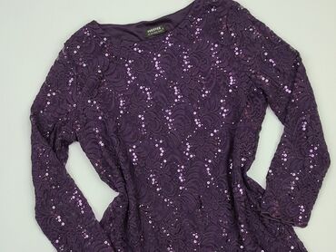 fioletowe bluzki damskie: Sweter, L (EU 40), condition - Perfect