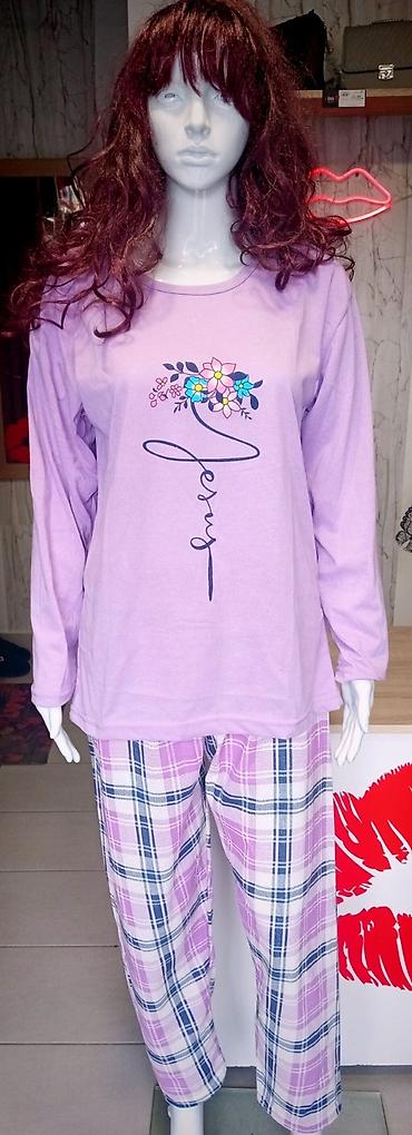 jednodelne pidzame h: Ženske pidžame turski pamuk 
Vel. M. L. Xl. 2xl 
Cena 999din — 7