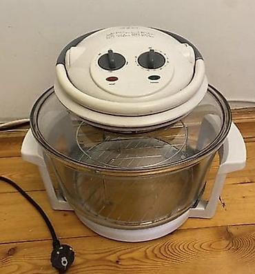 corek bisiren soba: Hava konveksion sobası (halter oven) – şüşə qablı model - 12 litrlik — 1