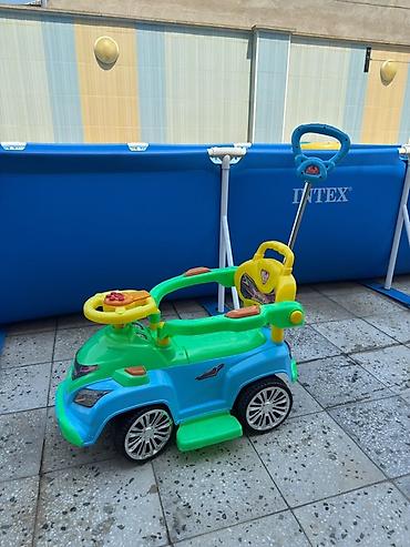 Uşaq üçün elektrik maşınları: Uşaq üçün ayaqla idarə olunan minik maşını – “Magic Car” - Rənglər — 1