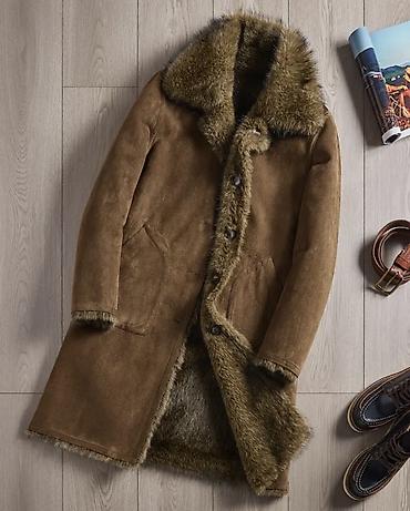 Пальто: Мужское пальто, American Eagle, L, цвет - Коричневый — 1