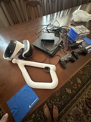 Техника и электроника: Комплект PlayStation 4 + PlayStation VR (PS VR) с аксессуарами и — 1