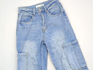carpenter jeans: Denim, Spodnie cargo damskie, rozmiar S — 1