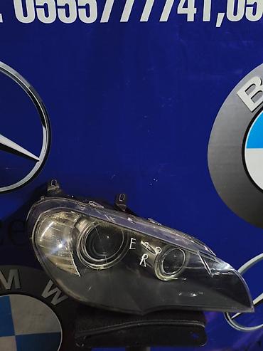 ангельские: Передняя правая фара BMW 2007 г., Б/у, Оригинал, Япония — 1