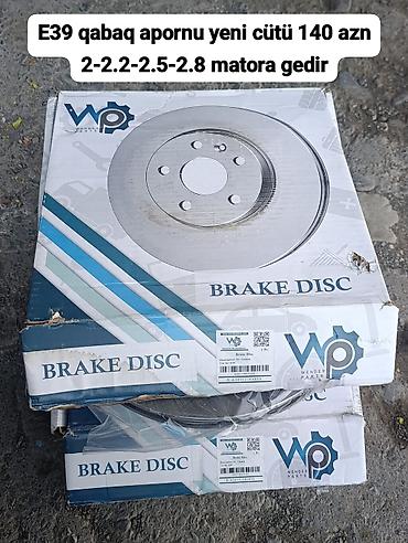 Əyləc diskləri: BMW E39 üçün müxtəlif ehtiyat hissələri: - Ön əyləc diskləri (Wender — 1