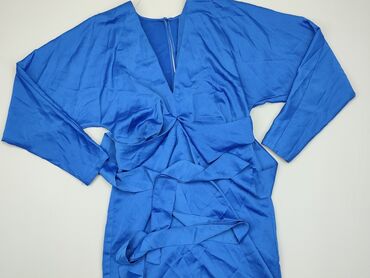 sukienki wieczorowa niebieska: Sukienka, S, stan - Dobry