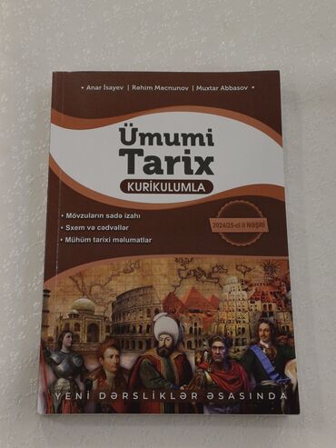 anar isayev umumi tarix pdf 2020: Ümumi Tarix RM nəşriyyat 2024/25 il kitabı satılır, sadece 1mövzünun