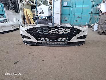 Передний бампер в сборе для Hyundai Sonata (рестайлинг DN8)