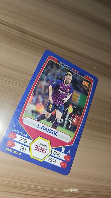şah çərçivə: Futbol kolleksiya kartı – İ. RAKITIĆ (FC Barcelona) - Seriya — 1
