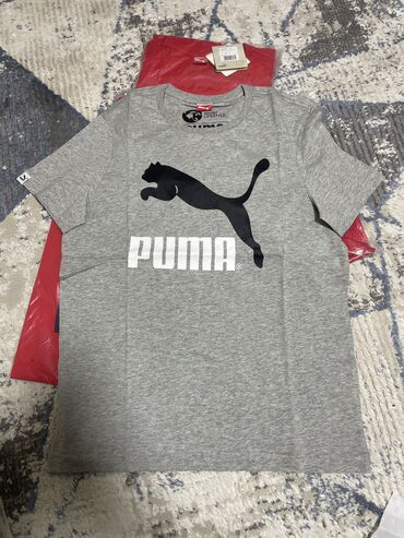 термо футболка: Мужская футболка, S (EU 36), M (EU 38), XL (EU 42), Puma, Новый, цвет - Серый, Самовывоз