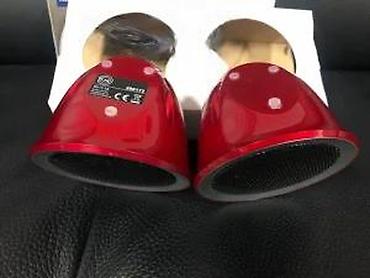 Zvučnici, slušalice i mikrofoni: Tchibo stereo zvučnici – crveni, dizajnerski “cup” oblik - Tip: žični — 9