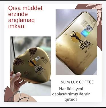 coffee lavazza: Slim Lux Coffee arıqlama yönümlü instant qəhvədir. Məhsul yeni — 4