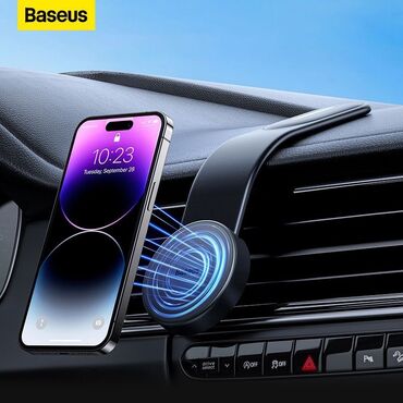 akumlyator zaryadka: Baseus avtomobil telefon saxlayci simsiz sarj Baseus C02 Pro