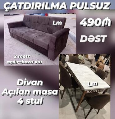 kuxna üçün divan: Yeni, Mətbəx üçün, Açılan, Azərbaycan