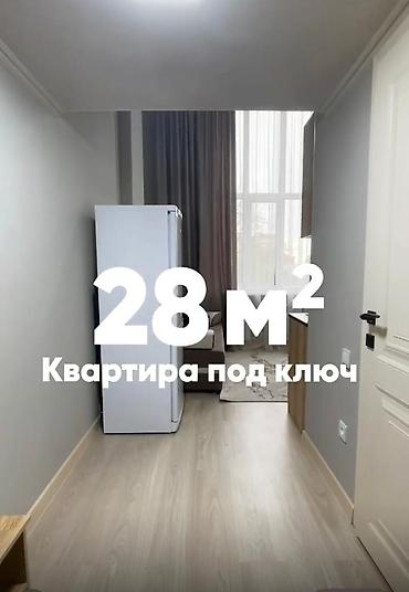 1 комната, 28 м², Аламедин-1 мкр 2 этаж, Свежий ремонт