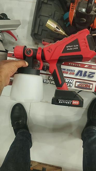 Akkumulyatorlu boya püskürtmə tabancası – Model: JH09 - Tip: Dəstlə