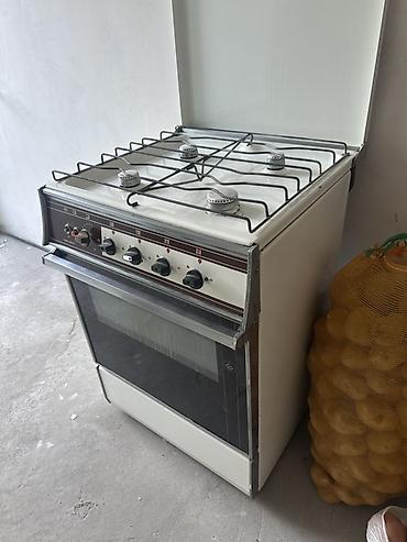газовые духовка: Газовая печь, Б/у, Напольная, цвет - Бежевый, Полная оплата — 1