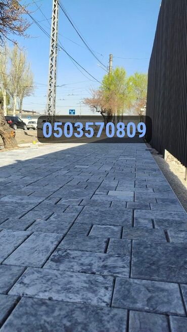 Брусчатка кирпич: Брусчатка кирпич, Для парковки, Бетонная, Литая, Новый, Гарантия, Бесплатный выезд, Укладка — 22