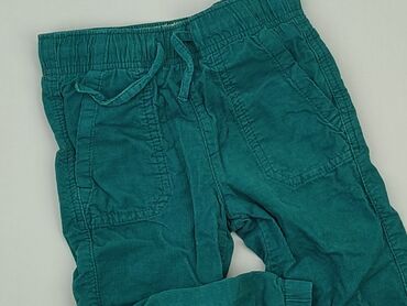 czarne spodnie baggy: Material trousers, H&M, 2-3 years, 92/98, condition - Very good