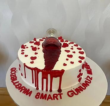 Tortlar: Tortlar – fərdi dizayn və bəzək - Tematik dizaynlar: kostyum-kravat — 8