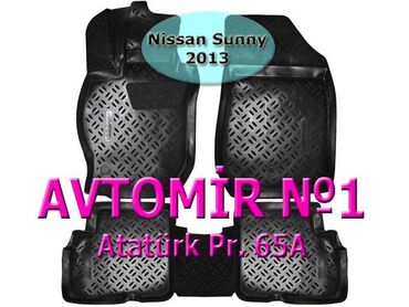 nissan ehtiyyat hisseleri: Nissan sunny 2013 üçün poliuretan ayaqalti 🚙🚒 ünvana və bölgələrə