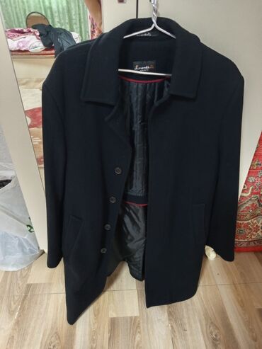 tek pencekler kisi ucun: Мужское пальто, 3XL, цвет - Черный