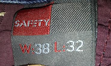 cinsi: Türkiyə istehsalı "Safetyjeans" kişi cins şalvarı satılır. Enli — 3