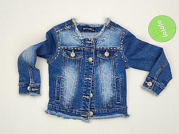 jeans facesitting: Dziecięca kurtka jeansowa, 5-6 lat, 110-116 cm, stan - Bardzo dobry — 2