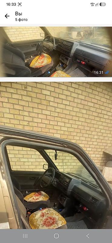 эшик б у: Volkswagen Golf: 1988 г., 1.6 л, Кол менен иштөөчү, Бензин, Хетчбек — 3
