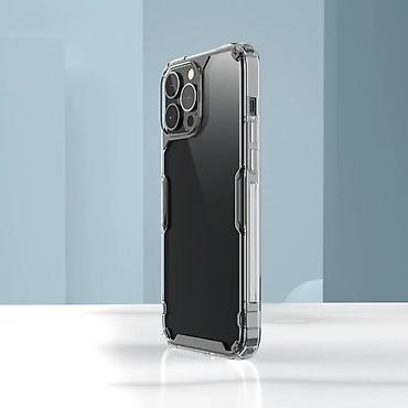 Maske i futrole za telefone: Maska Nillkin Nature Pro za iPhone 14 Pro Max 6.7 plava. Uz brzu — 12