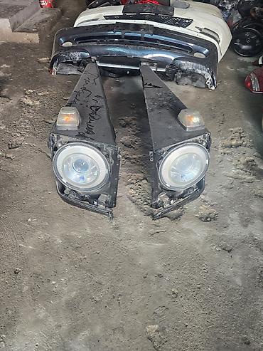 Транспорт: Пара передних фар в сборе для Mercedes-Benz G‑Class (W463 — 1