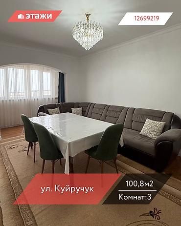 Продажа квартир: 3 комнаты, 100 м², 8 этаж — 1