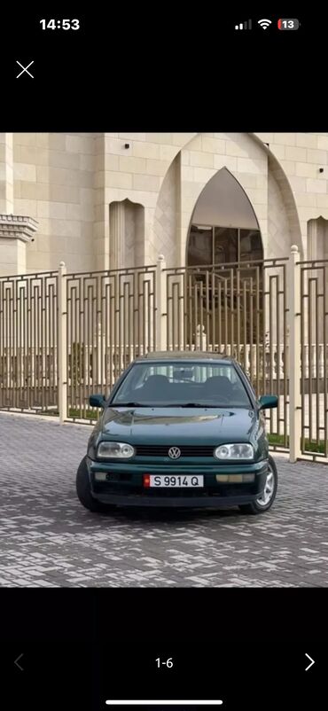 аварийный фольксваген: Volkswagen Golf: 1996 г., 1.6 л, Механика, Бензин, Хетчбек